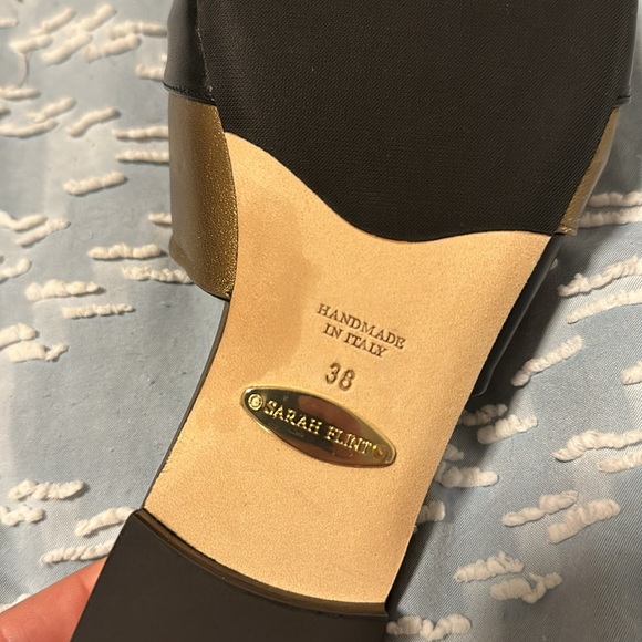 Sarah Flint arabesque bronze and black slide 38 - Picture 6 of 6